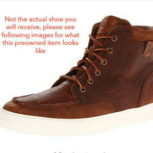 Tan Leather Polo Ralph Lauren Men's Tedd High-Top